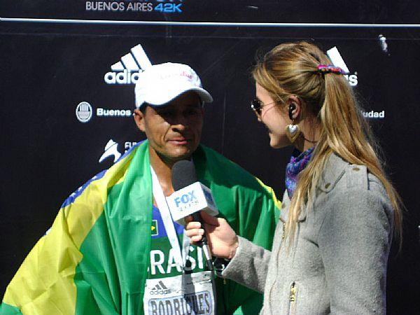 Claudir fala depois da vitória na Argentina / Foto: Jorge Luis da Silva / CBAT